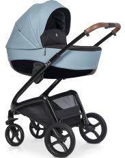 Дитячий візочок 2 в 1 Riko XD Black Edition 02 Crystal Blue